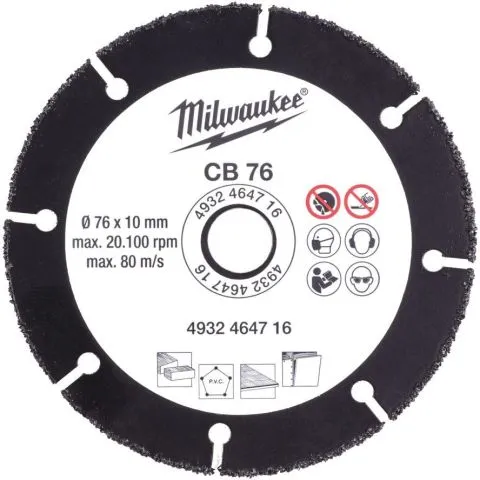 CB 76 Milwaukee Karbidskiva Ø 76 mm Kampanj